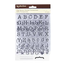 Buy The Typewriter Alphabet Clear Stamps By Recollections At Michaels